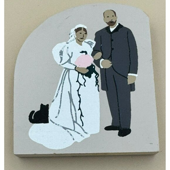 The Cats Meow 1995 Life's Celebrations Blessings Church & Wedding Couple - Picture 3 of 9